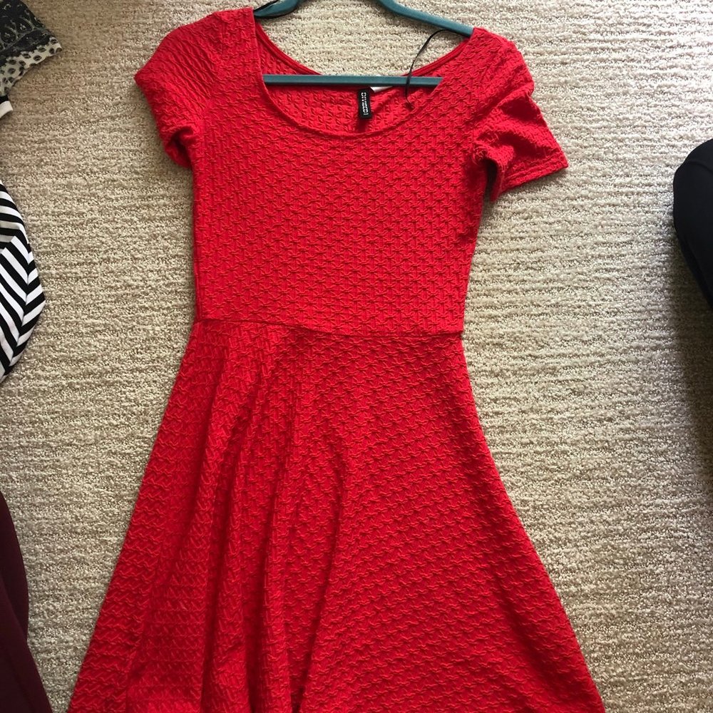 H&M red dress